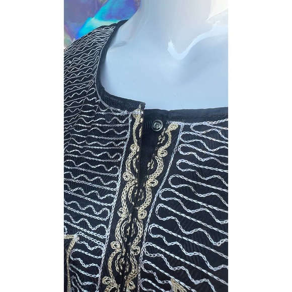 Black Three Piece Ring Design Dashiki Set by Rainbow - Picture 15 of 15